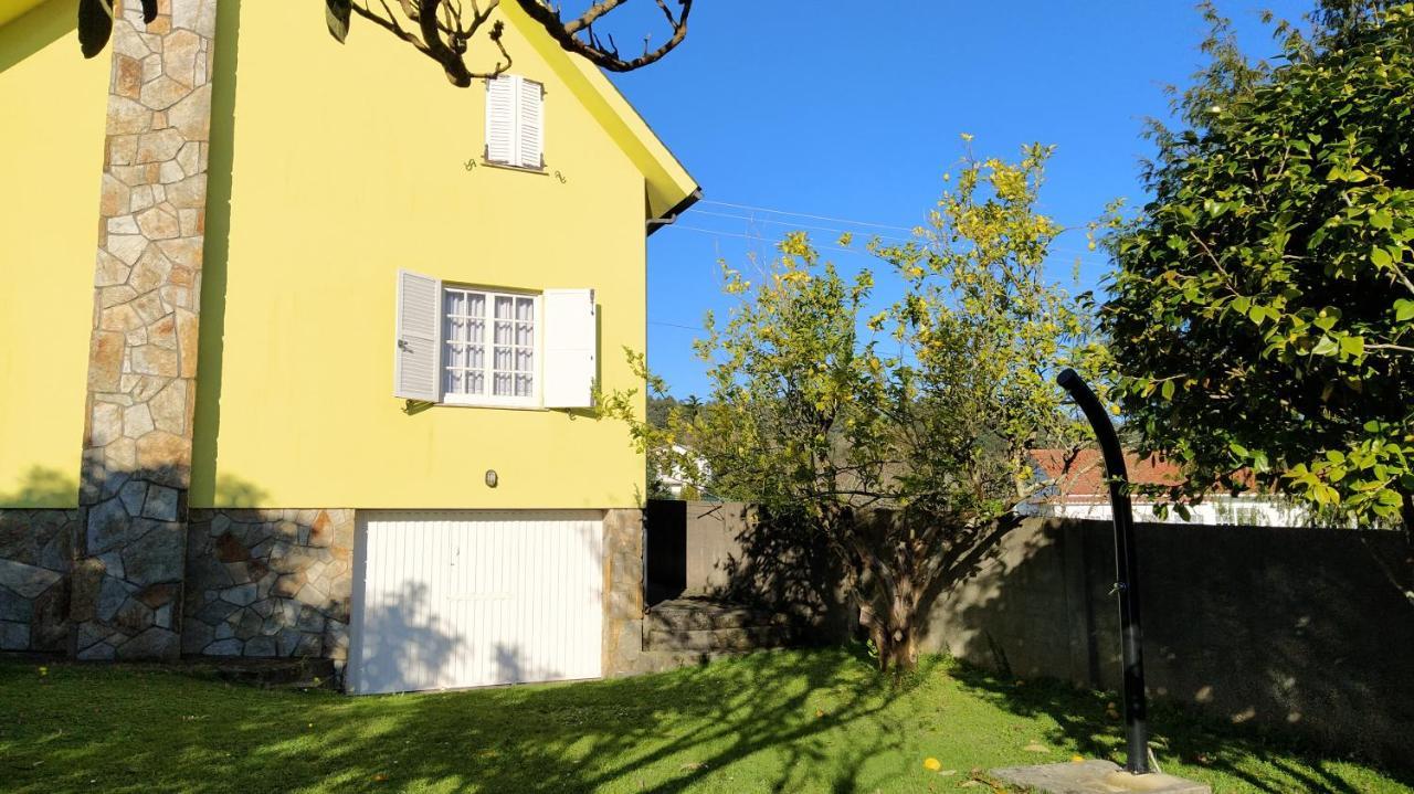 Casa Con Jardin En La Playa De Almieiras Villa Fene Dış mekan fotoğraf