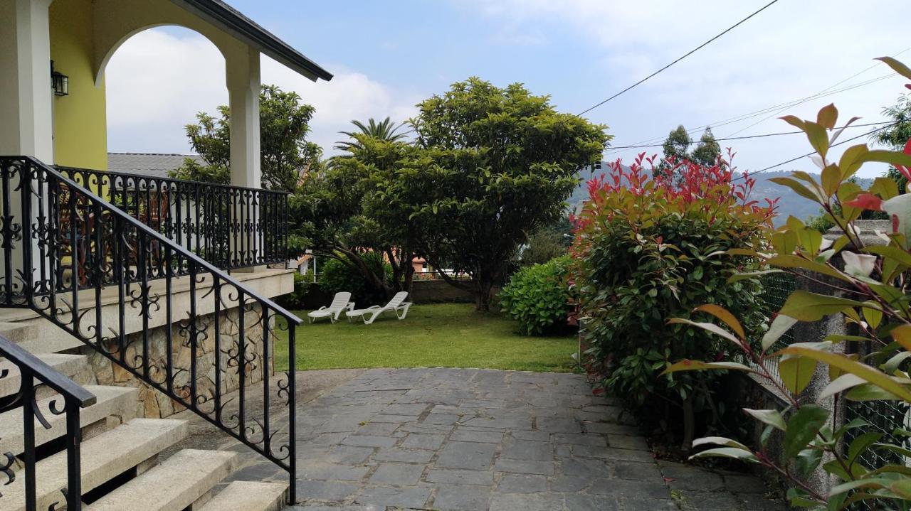 Casa Con Jardin En La Playa De Almieiras Villa Fene Dış mekan fotoğraf