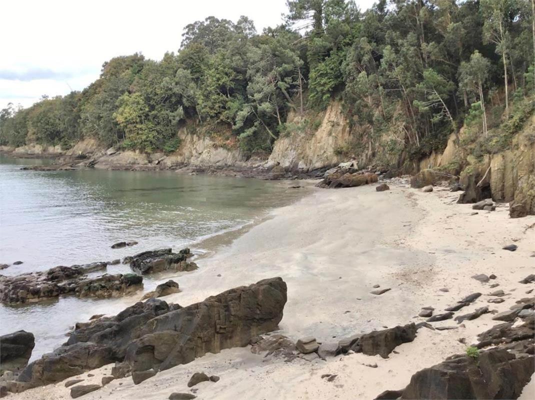 Casa Con Jardin En La Playa De Almieiras Villa Fene Dış mekan fotoğraf